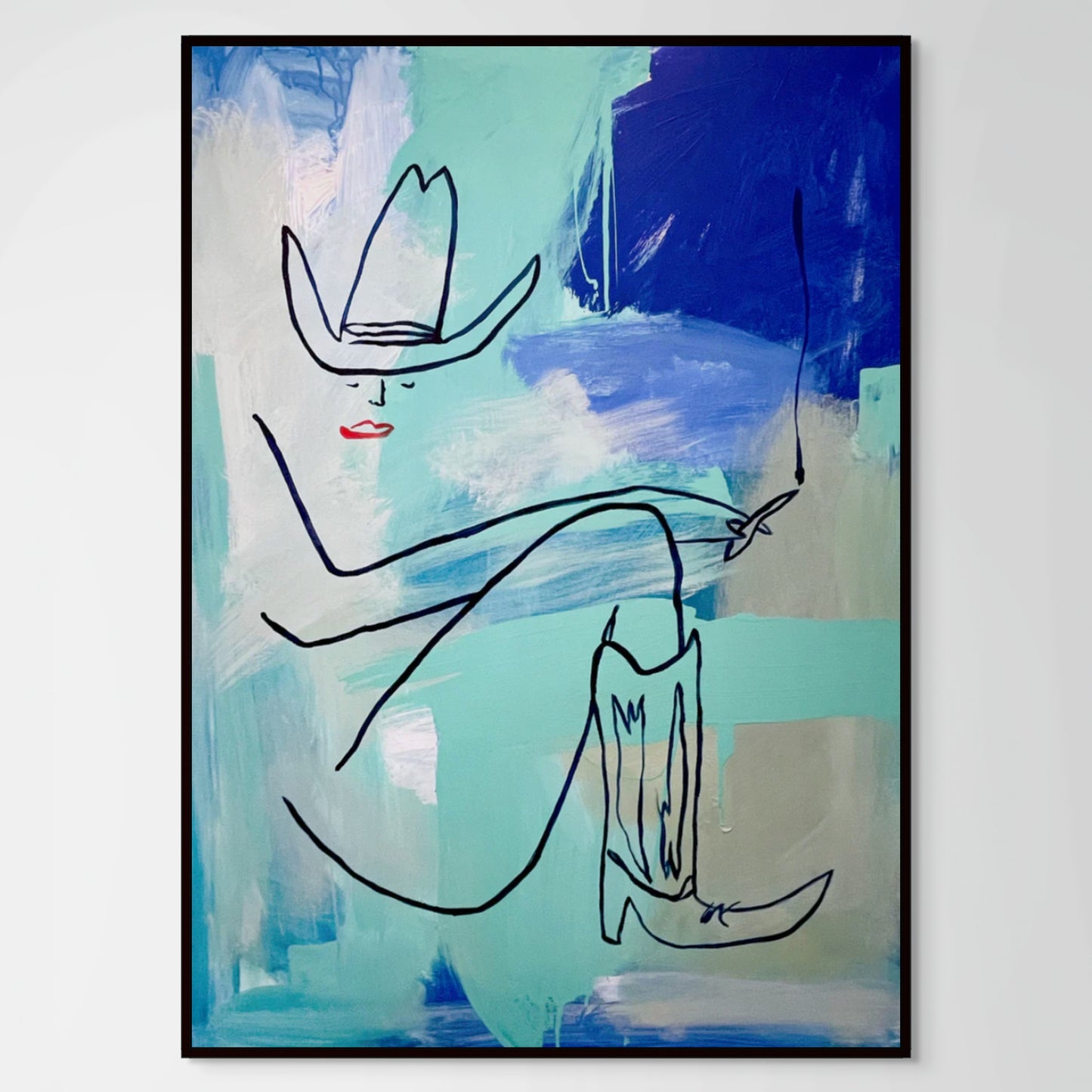 Summer Blues Cowgirl