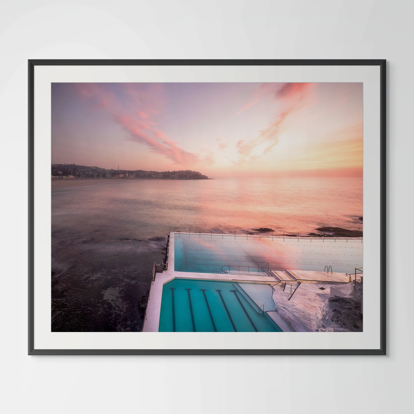 Sunrise Over Icebergs