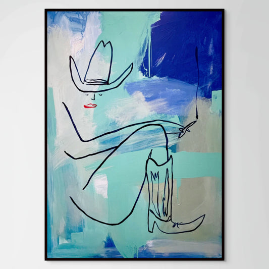 Summer Blues Cowgirl
